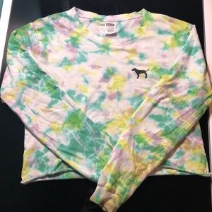 PINK cropped long sleeve